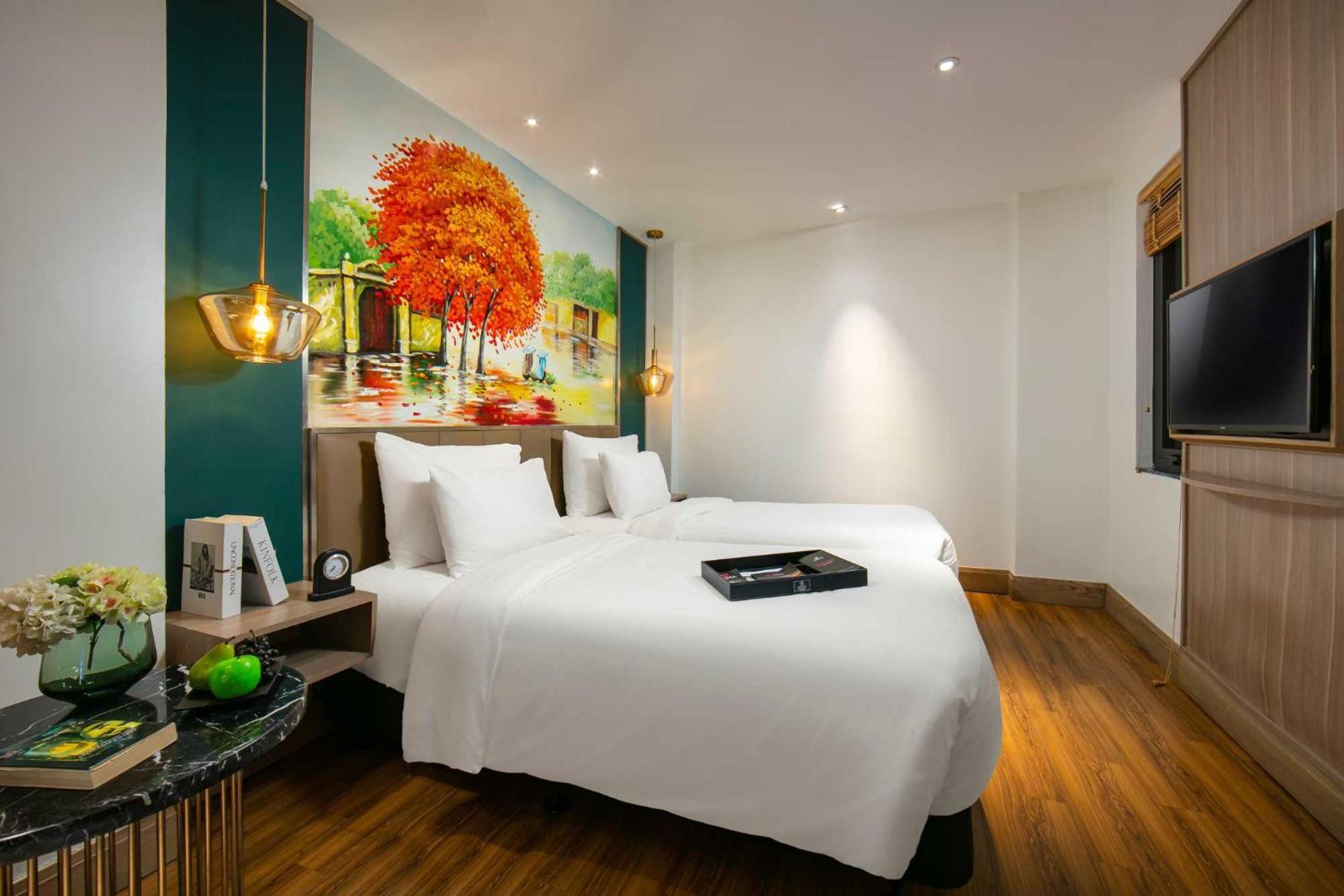 Aurora Premium - A Lifestyle Hotel Hanoi Exterior foto
